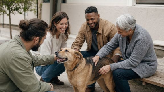 Favoriser l'intégration d'animaux adoptés grâce aux réseaux de voisinage