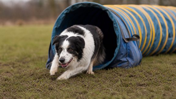 Meilleurs tunnels d’agilité pour chiens : matériaux, stabilité et facilité de rangement