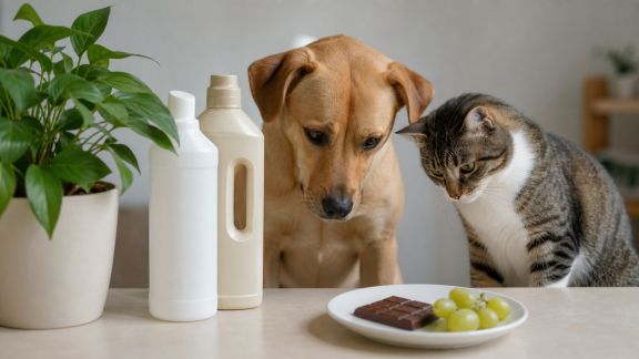 Protéger ses animaux des intoxications courantes : produits, plantes et aliments à risque