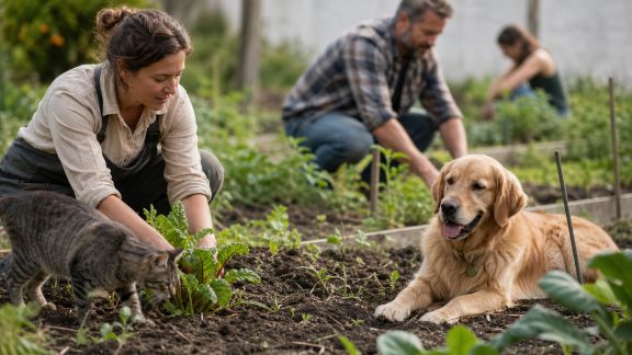 Jardins partagés et animaux : cultiver ensemble, accueillir nos compagnons