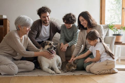 Relation humain-animal : les bienfaits psychologiques et émotionnels pour toute la famille
