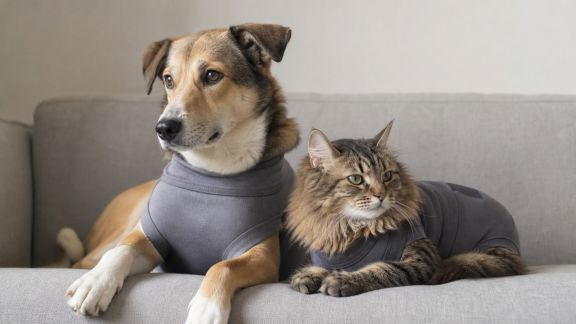 Test de vêtements anti-stress pour animaux : efficacité lors des situations anxiogènes
