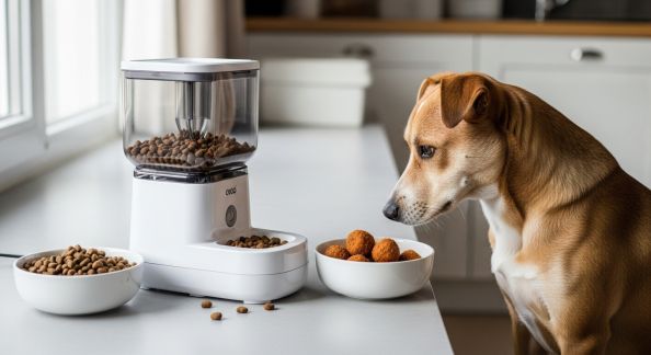 Meilleurs distributeurs automatiques de nourriture pour chiens : notre sélection 2026